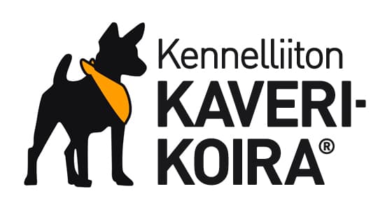 Kennelliiton Kaverikoira-logo